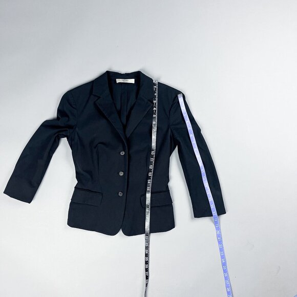 Prada Women's Blazer | Vintage 90's Tailor Fitted Stretchy Blazer Jacket - Picture 8 of 10
